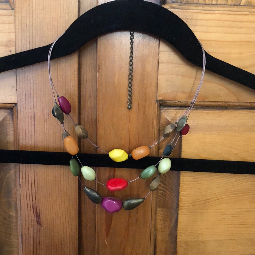 3 strand Beaded necklace